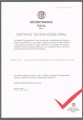 Certifikát kvality 2014